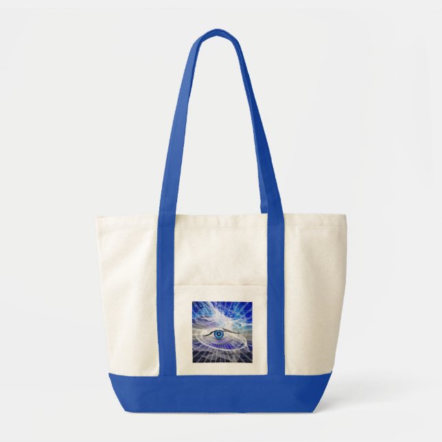 Tote Bag Oeil cosmique mystique (Devant)