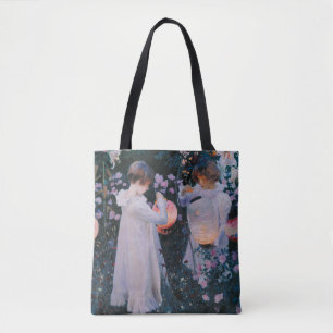 Tote Bag Œillet Lys Lys Rose John Singer Sargent Art