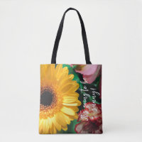 Oeillets et gerbera jaune