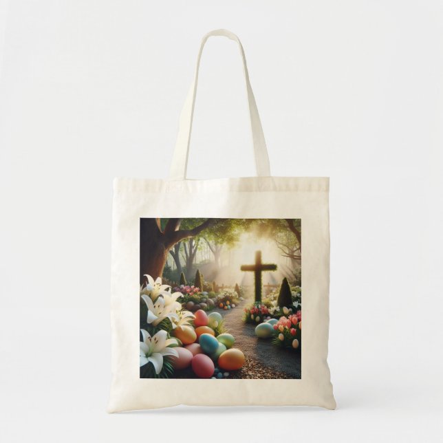 Tote Bag OEuf de Pâques/Lilly (Devant)