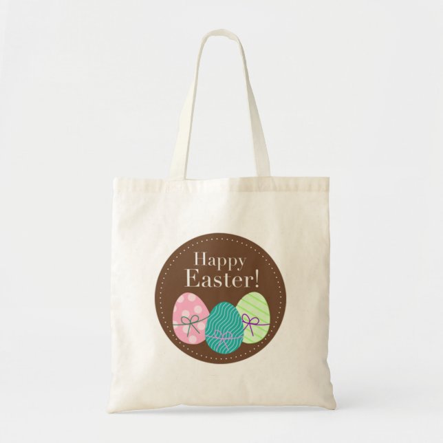 Tote Bag Oeufs de Pâques (Devant)