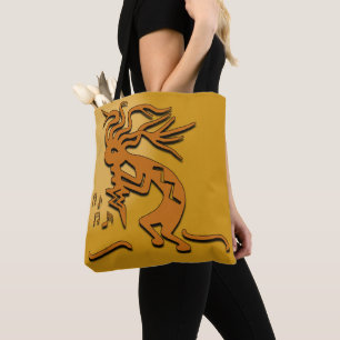 Tote Bag Œuvre d'art du musicien Kokopelli