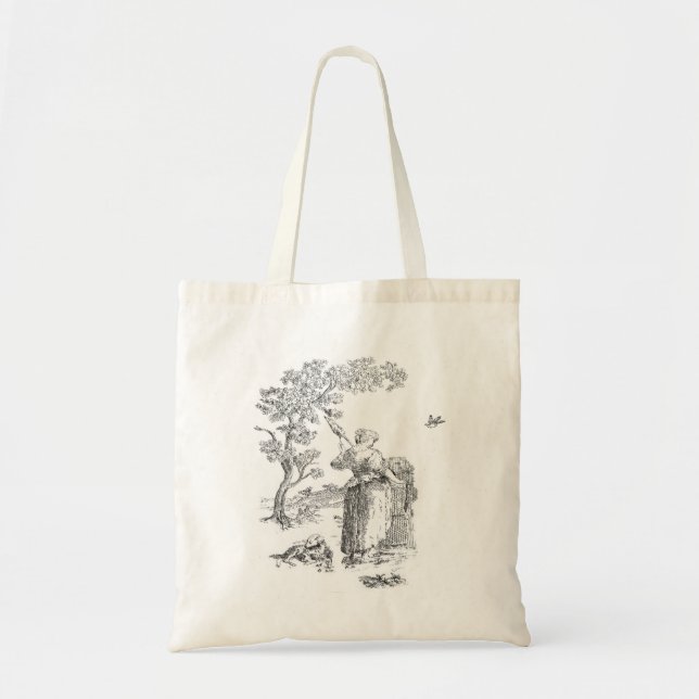 Tote Bag OEuvre d'art rural antique (Devant)