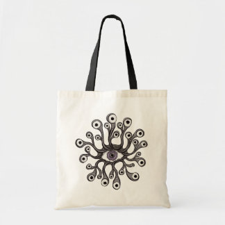 Tote Bag Œuvre d'art surréaliste tentaculaire de l'œil Weir