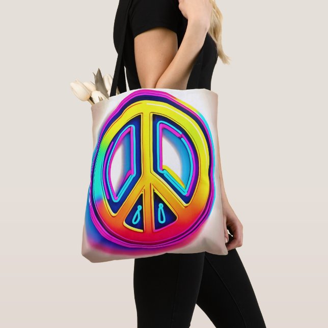 Tote Bag Oeuvre de paix dynamique (De près)