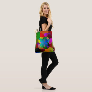 Tote Bag OEuvre fractale colorée
