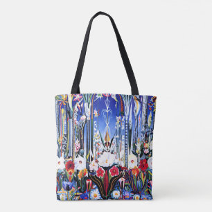 Tote Bag Oeuvres d'art Joseph Stella - Fleurs, Italie