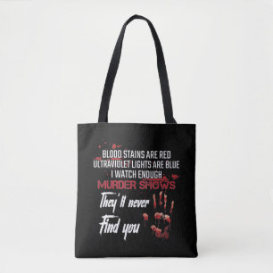 Tote Bag OEuvres de sang OEuvres de meurtre Poème de Thril