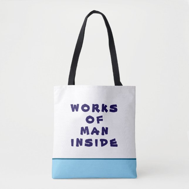 Tote Bag OEuvres D'Homme À L'Intérieur De Fourre-tout (Devant)