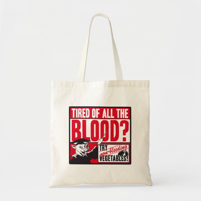TOTE BAG OFSP "VEGETARIAN" (Devant)