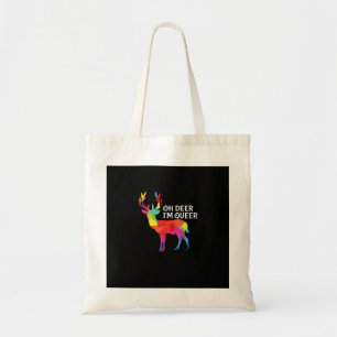 Tote Bag Oh cerf drôle queer pun conception de fierté LGBT