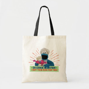Tote Bag Oh Cookie Monster ! J'Ai Compris Ça Bien Pour Toi