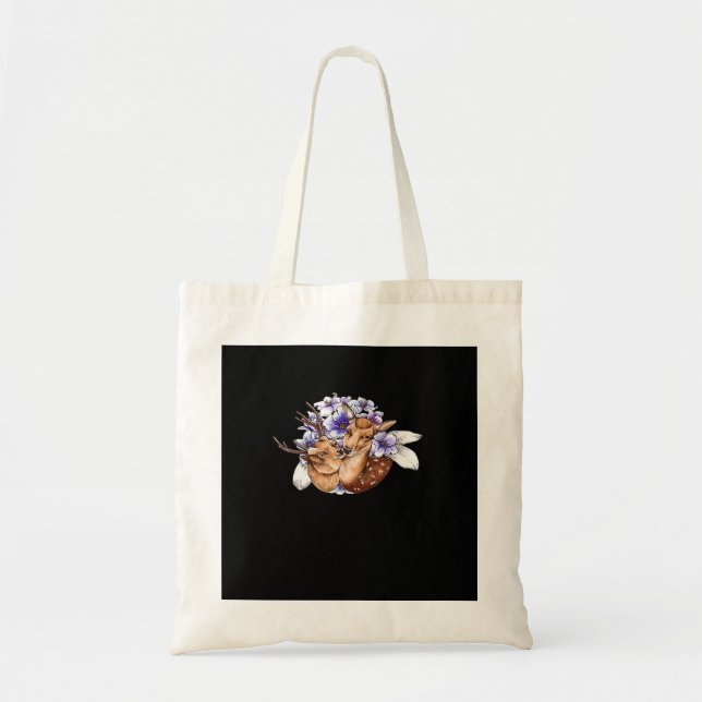 Tote Bag Oh Deer Clean Minimal Style (Devant)