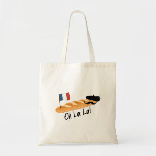 Tote Bag Oh La La - Baguette française - Funny Francophile