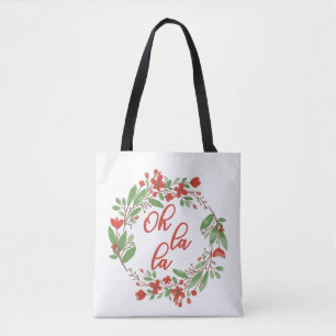 Tote Bag Oh La La - French Sayes Floral
