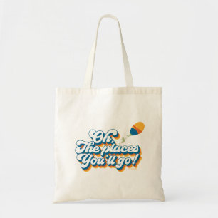 Tote Bag Oh, les endroits où vous irez ! Citation avec ball