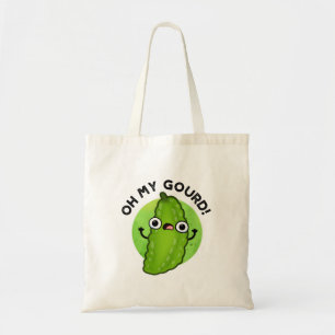 Tote Bag Oh My Gourd Funny Veggie Pun