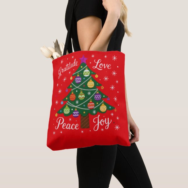 Tote Bag Oh, Sapin de Noël (De près)