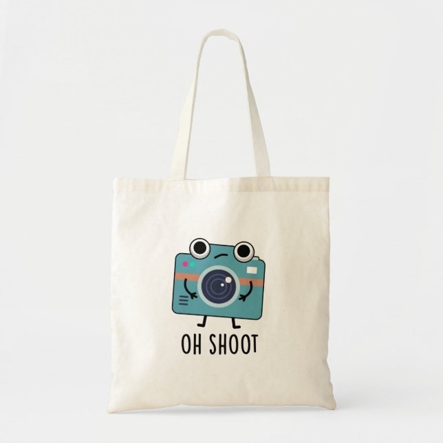 Tote Bag Oh Shoot Funny Photographe Caméra Pun (Devant)