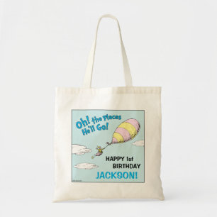 Tote Bag Oh, The Places He'll Go! - Premier Anniversaire