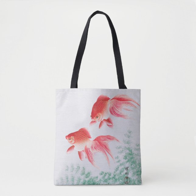 Tote Bag ohara koson's Japanese painting tote bag,小原古邨 (Devant)