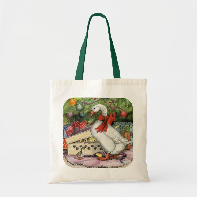 Tote Bag Oie de Noël (Devant)
