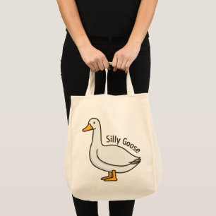Tote Bag Oie Drôle Dessin Animé Oie Rigolote