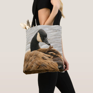 Tote Bag Oie du Canada sur le lac