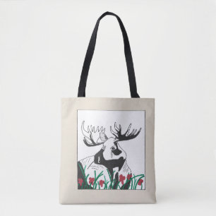 Tote Bag Oie Rustique Fleur sauvage Artistique