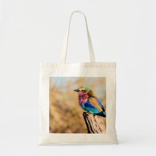 Tote Bag Oiseau africain coloré de rouleau de (Devant)