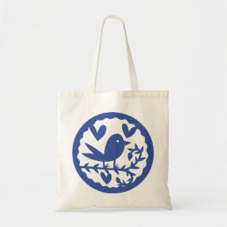 Tote Bag Oiseau bleu