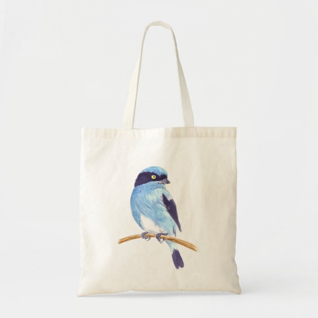 Tote Bag Oiseau bleu (Devant)