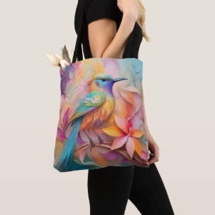 Tote Bag Oiseau Chanson Violet Gorge Fantastique