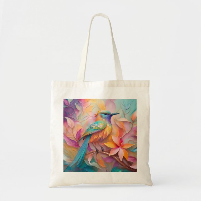 Tote Bag Oiseau Chanson Violet Gorge Fantastique (Devant)