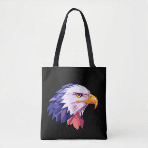 Tote Bag Oiseau d'aigle Liberté animale Monde de la faune M