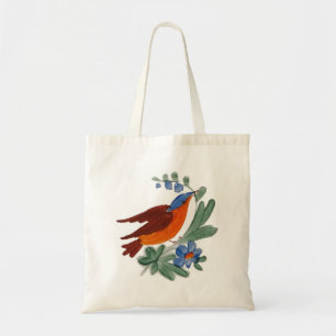 Tote Bag Oiseau d'art populaire