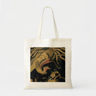 Tote Bag Oiseau de coq d'or Classique japonais Antique