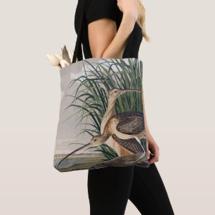 Tote Bag Oiseau de Courlis à long bec Audubon