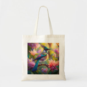 Tote Bag Oiseau de Jay Imaginaire vert