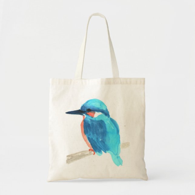 Tote Bag oiseau de martin-pêcheur (Devant)
