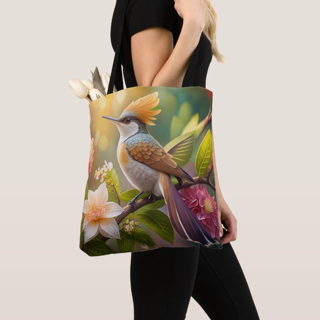 Tote Bag Oiseau de miel doré Imaginaire (De près)