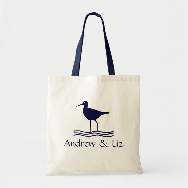 Tote Bag Oiseau de plage (Devant)