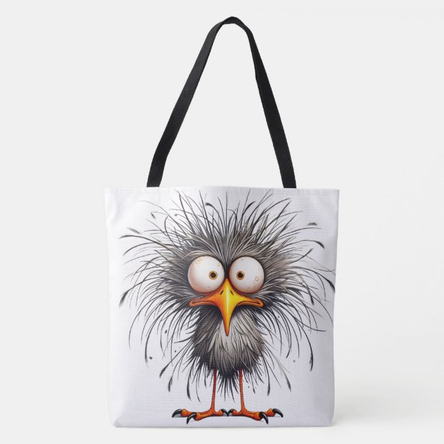 Tote Bag Oiseau fantaisiste (Devant)