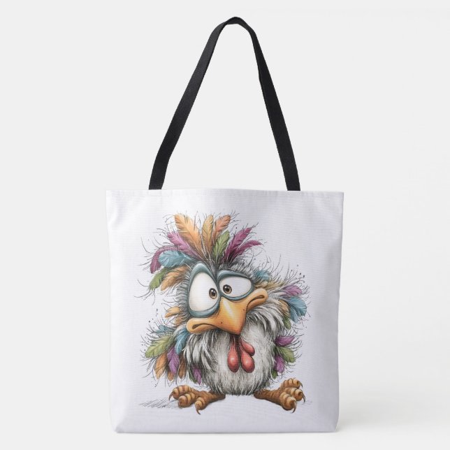 Tote Bag Oiseau Fantaisiste (Devant)