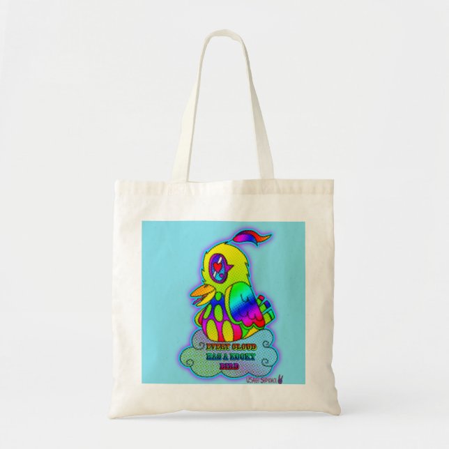 TOTE BAG OISEAU FOL FOURRE-TOUT (Devant)