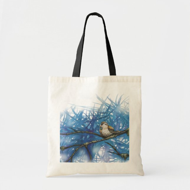 Tote Bag oiseau guerrier (Devant)