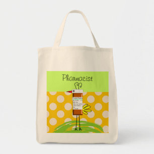 Tote Bag Oiseau lunatique Fourre-tout de Rx de pharmacien