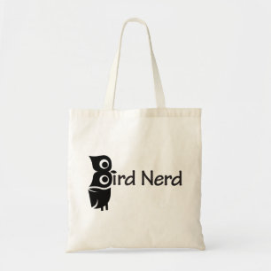 Tote Bag Oiseau Nerd et hibou