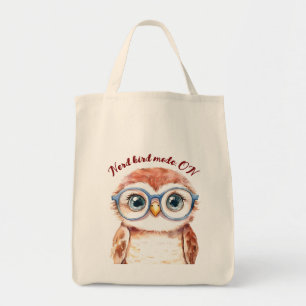 Tote Bag Oiseau Nerd geek