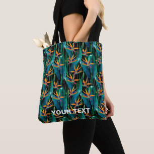 Tote Bag Oiseau tropical des fleurs du paradis